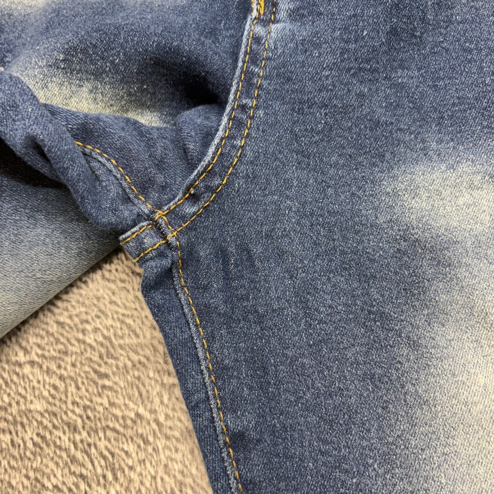 Unbranded‎ Distressed Skinny Jeans Women Size 32 Blue Good Faded Streetwea - Picture 5 of 15